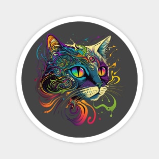 Astronaut Cat Space Cat Galaxy Kitten Magnet